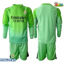 Real Madrid Keeper Bortedraktsett Barn 2025-26 Langermet (+ Korte bukser)
